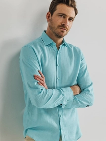 State of Art Shirt LS Plain Linen