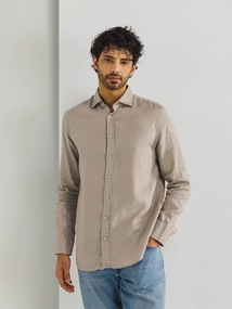 State of Art Shirt LS Plain Linen