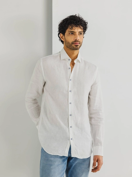 State of Art Shirt LS Plain Linen