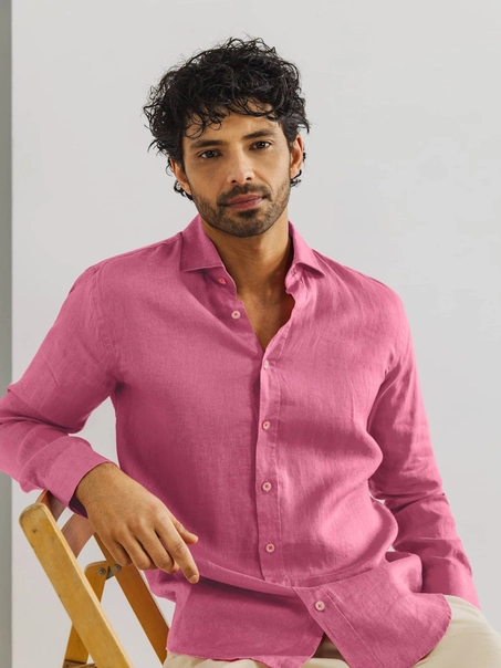 State of Art Shirt LS Plain Linen