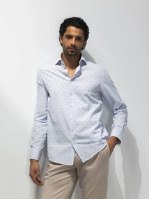 State of Art Shirt LS Print Linen