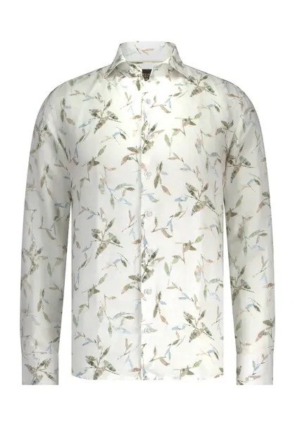 State of Art Shirt LS Print Linen