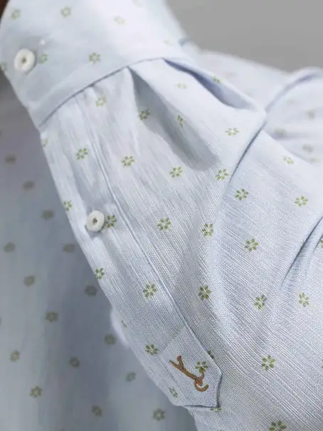 State of Art Shirt LS Print Linen