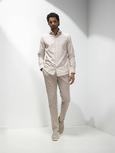 State of Art Shirt LS Print Linen