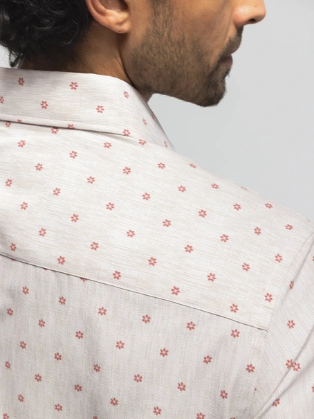 State of Art Shirt LS Print Linen