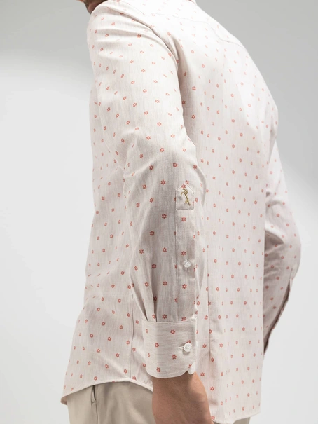 State of Art Shirt LS Print Linen