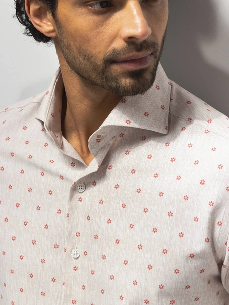 State of Art Shirt LS Print Linen