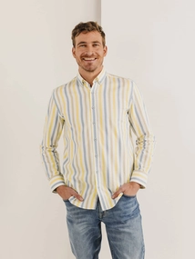 State of Art Shirt LS Print Oxfor