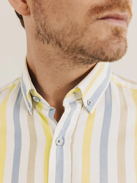 State of Art Shirt LS Print Oxfor
