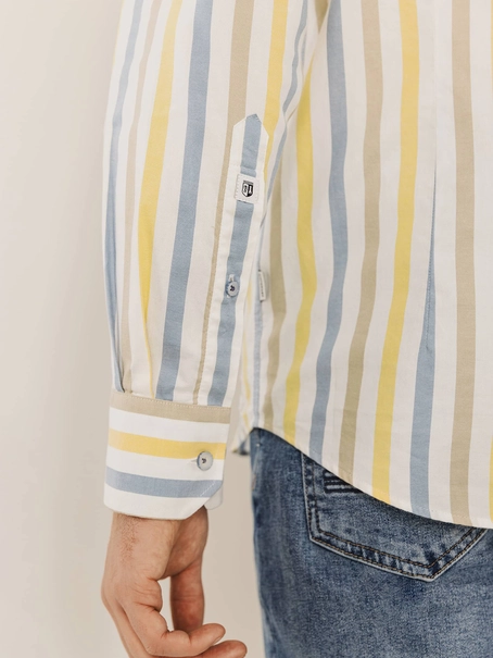 State of Art Shirt LS Print Oxfor