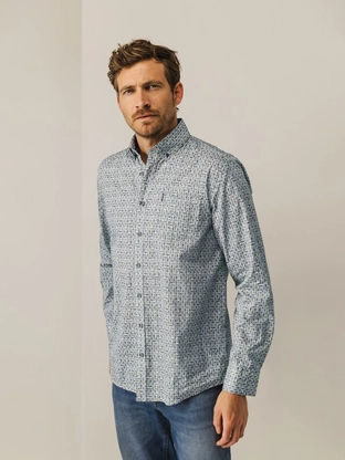 State of Art Shirt LS Print Popli