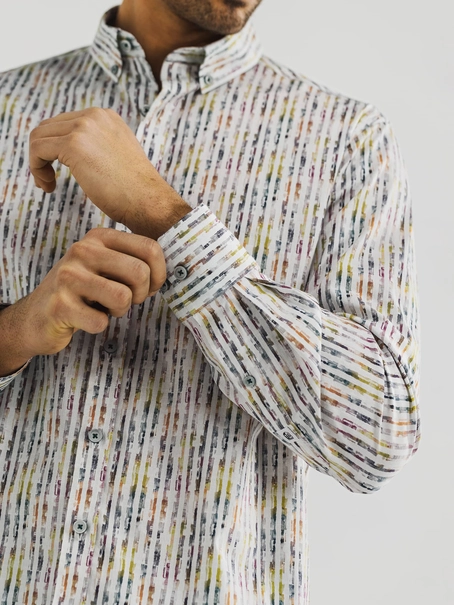 State of Art Shirt LS Print Popli