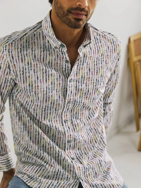 State of Art Shirt LS Print Popli
