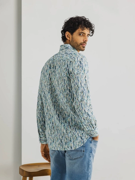 State of Art Shirt LS Print Popli