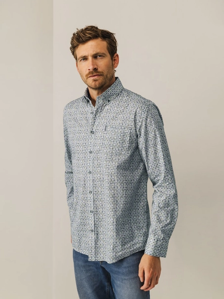State of Art Shirt LS Print Popli