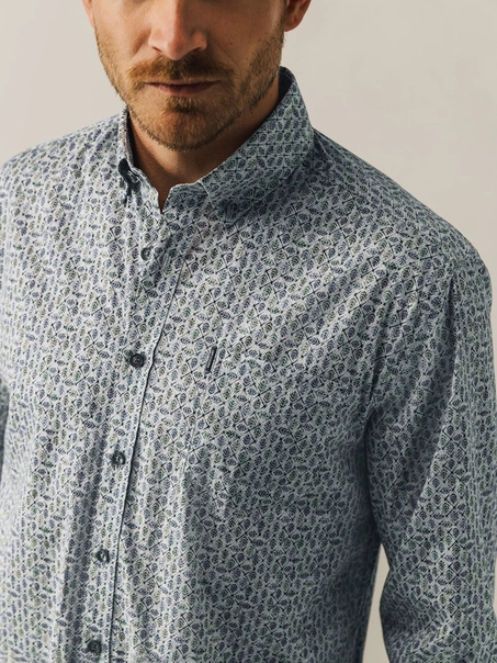 State of Art Shirt LS Print Popli