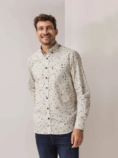 State of Art Shirt LS Print Popli