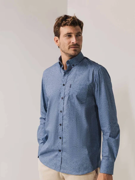 State of Art Shirt LS Print Popli