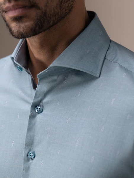 State of Art Shirt LS Print Satin