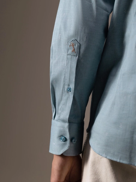 State of Art Shirt LS Print Satin