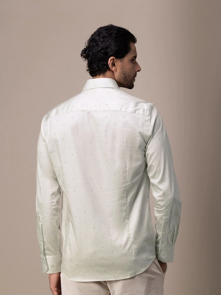 State of Art Shirt LS Print Satin