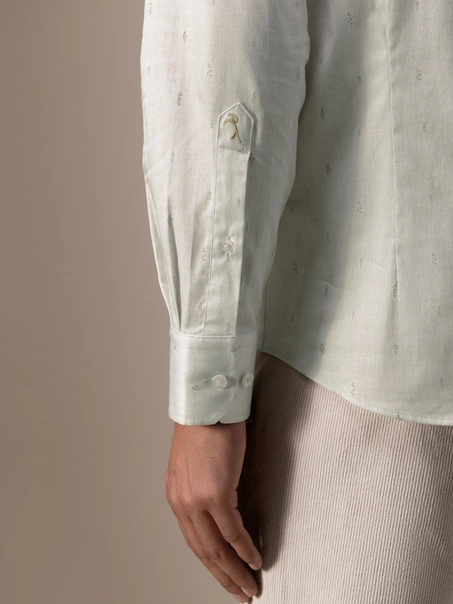 State of Art Shirt LS Print Satin