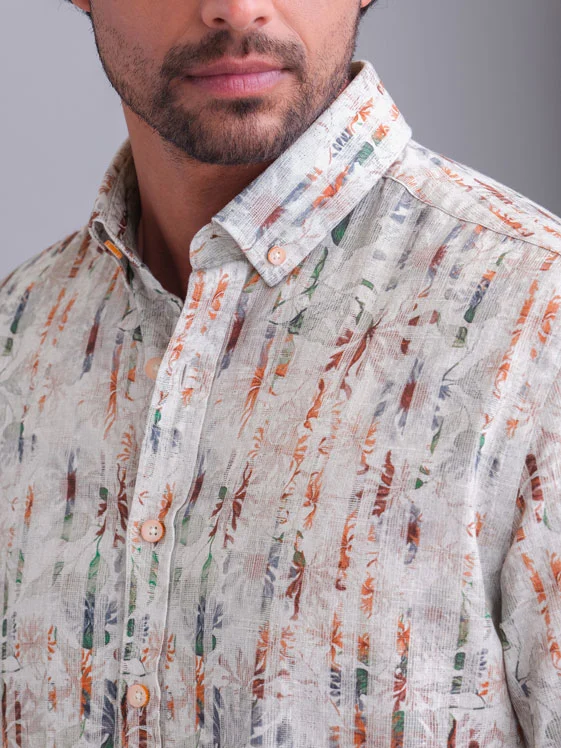 State of Art Shirt LS Print Struc