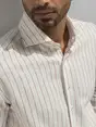 State of Art Shirt LS Striped - L