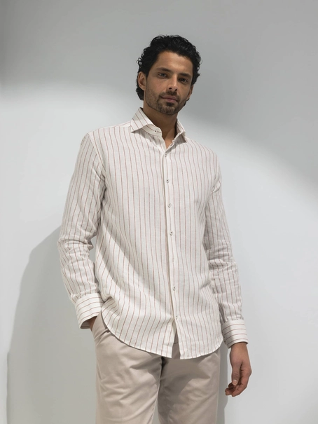 State of Art Shirt LS Striped - L