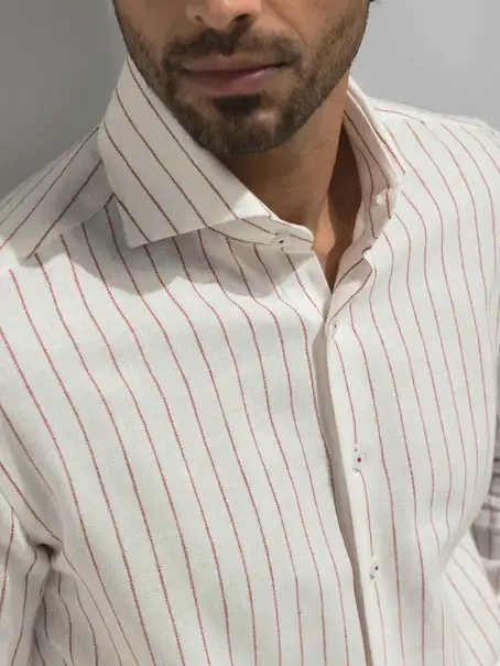 State of Art Shirt LS Striped - L