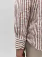 State of Art Shirt LS Striped Lin