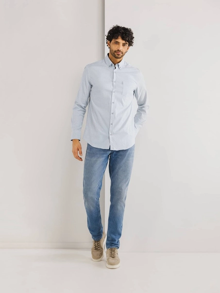 State of Art Shirt LS Striped Oxf