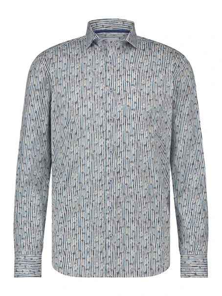 State of Art Shirt LS Striped Pop