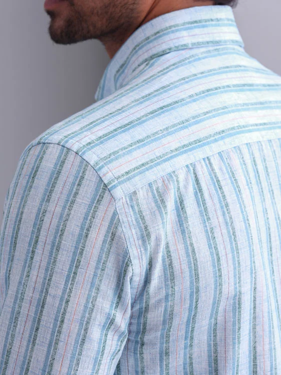 State of Art Shirt LS Striped Str