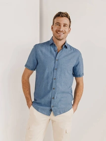 State of Art Shirt SS Plain LI/CO