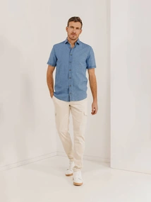 State of Art Shirt SS Plain LI/CO