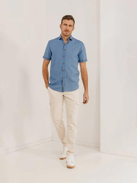 State of Art Shirt SS Plain LI/CO