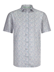 State of Art Shirt SS Print Slub