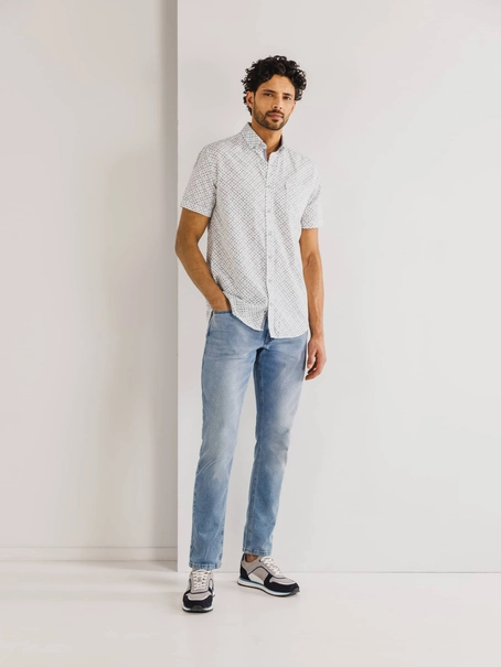 State of Art Shirt SS Print Struc