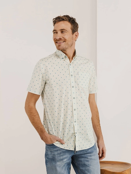 State of Art Shirt SS Striped Pop
