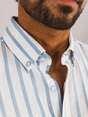 State of Art Shirt SS Striped - S