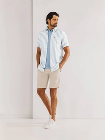 State of Art Shirt SS Striped - S