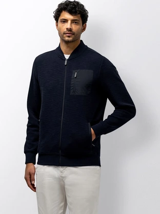 State of Art Sweat Cardigan Plain