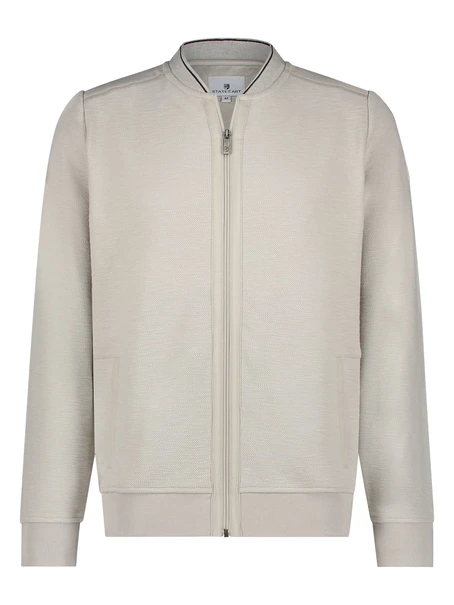 State of Art Sweat Cardigan Plain
