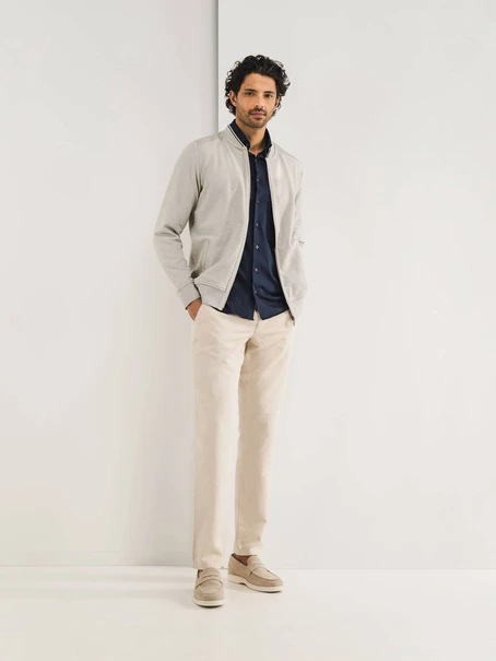 State of Art Sweat Cardigan Plain