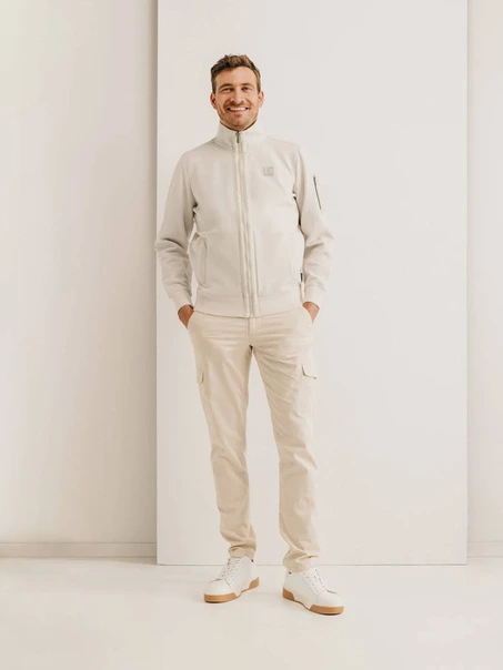 State of Art Sweat Cardigan Plain