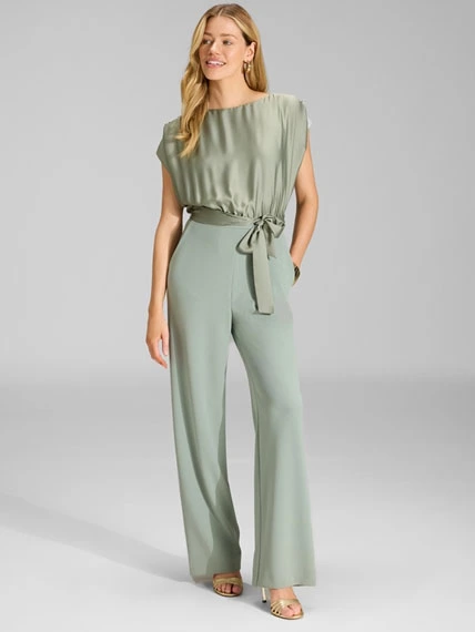 Swing Modelle Jumpsuit material-mix