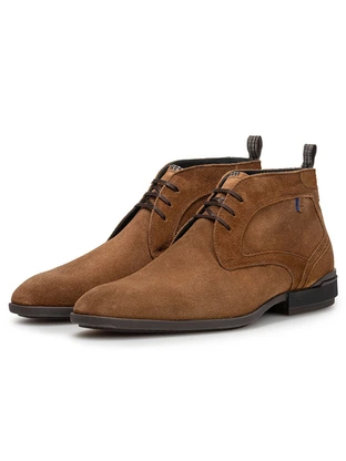 Van Bommel Floris Dressed Cognac Suede oiled