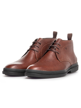 Van Bommel VB Casual Cognac Printed leather