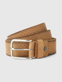 Vanguard Belt print suede